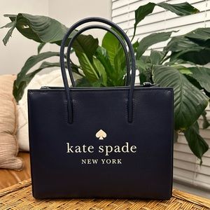 COPY - Kate spade New York logo leather handle bag